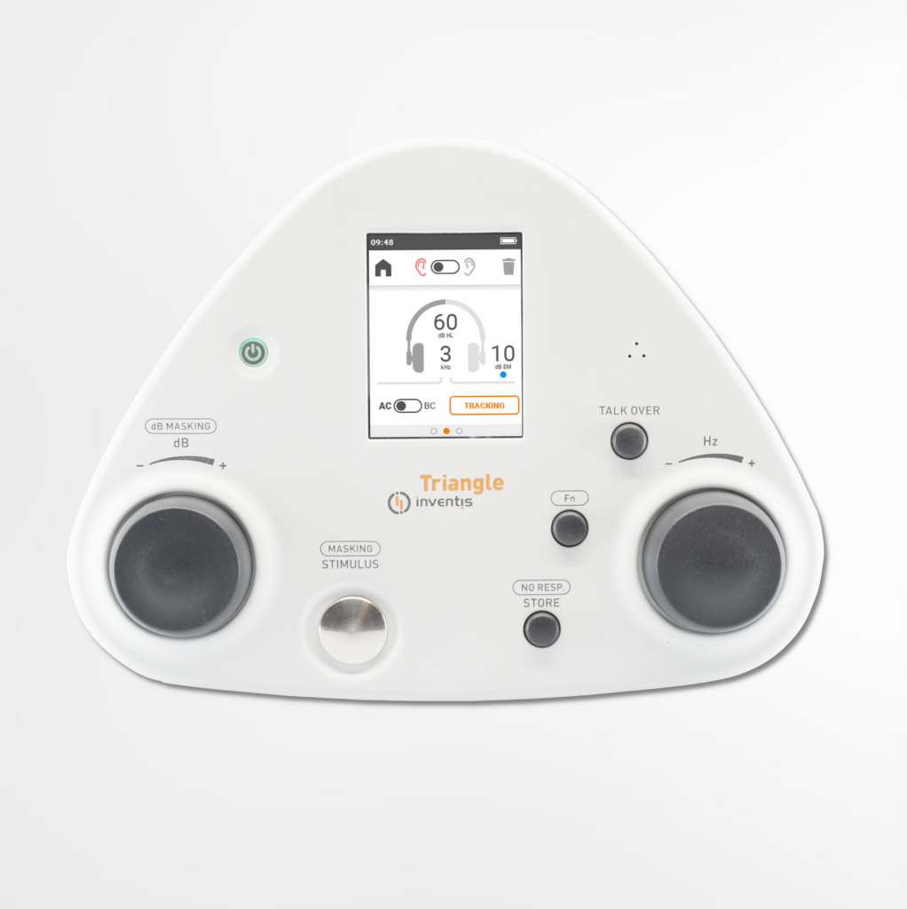 Inventis Triangle Screening Audiometer with DD65 Headphones